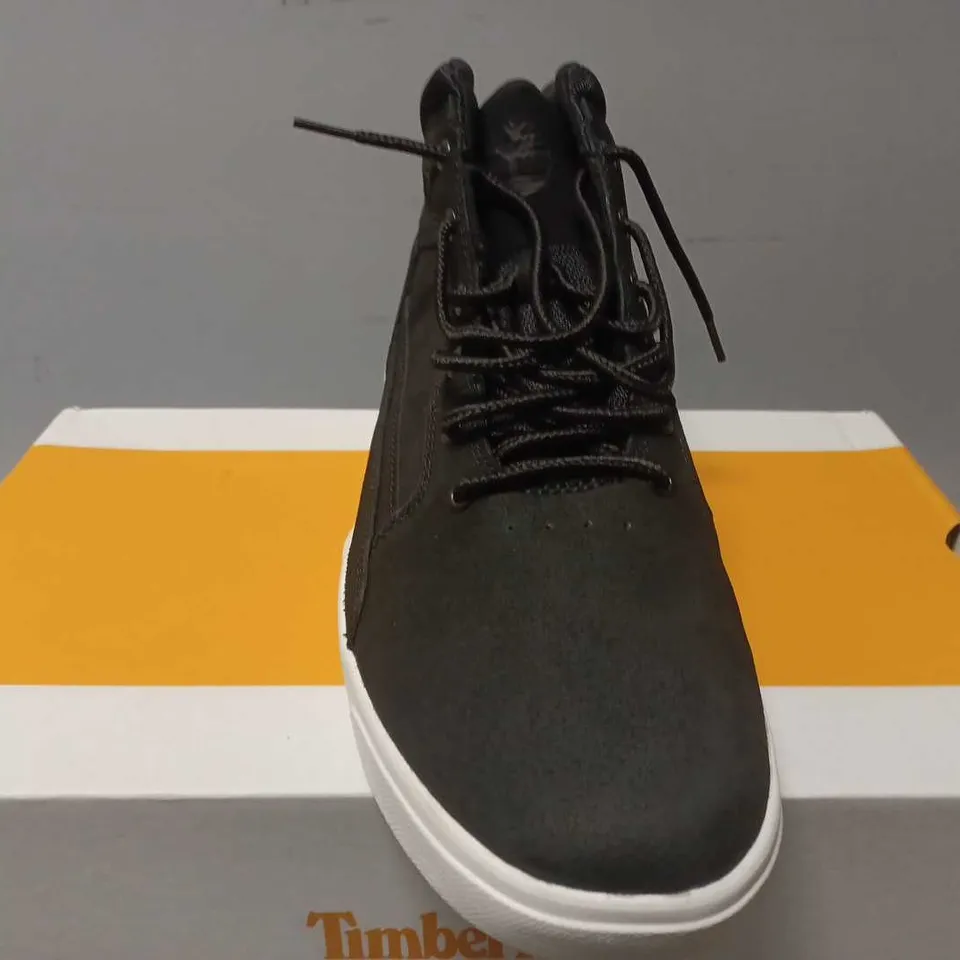 BOXED TIMERLAND ALLSTON MID LACE SNEAKER BLACK - UK 11