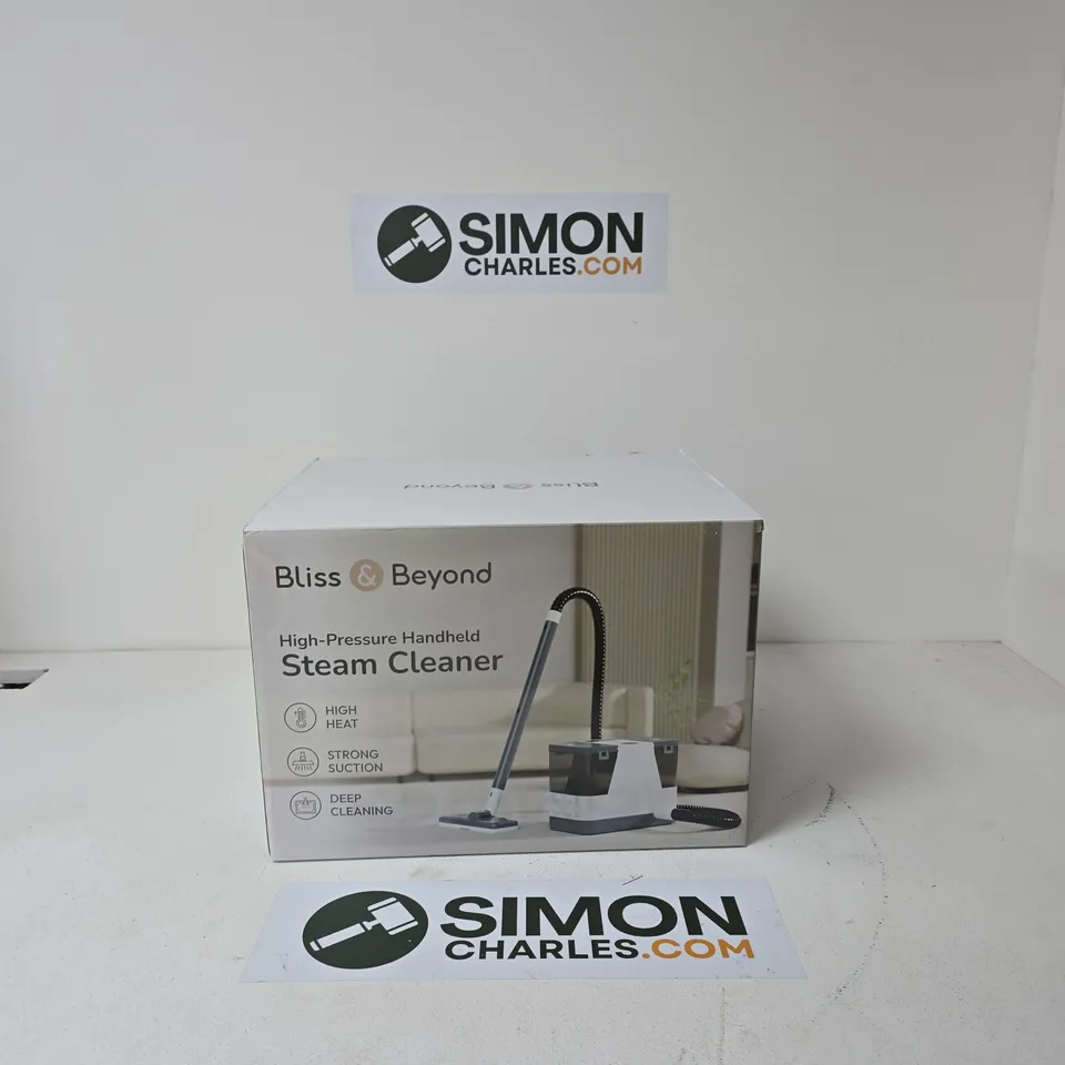 BOXED BLISS & BEYOND HIGH-PRESSURE HANDHELD STEAM CLEANER