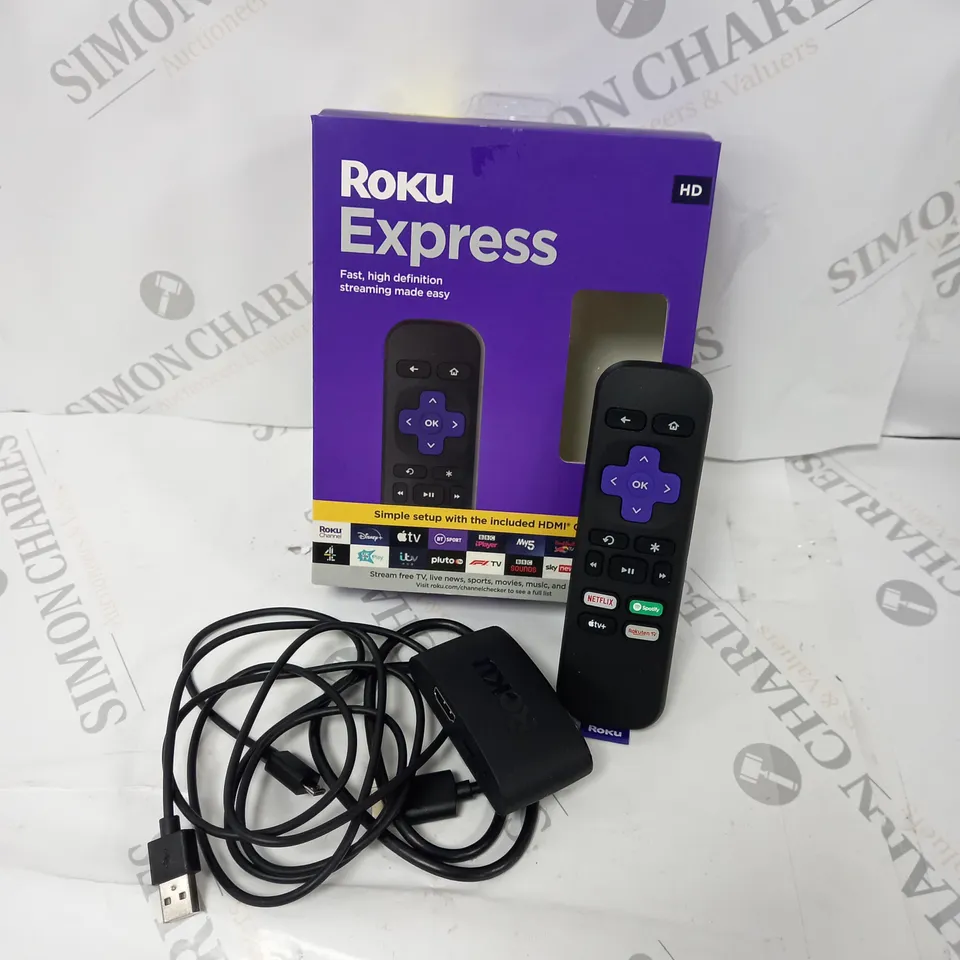 BOXED ROKU EXPRESS STREAMING PLAYER 