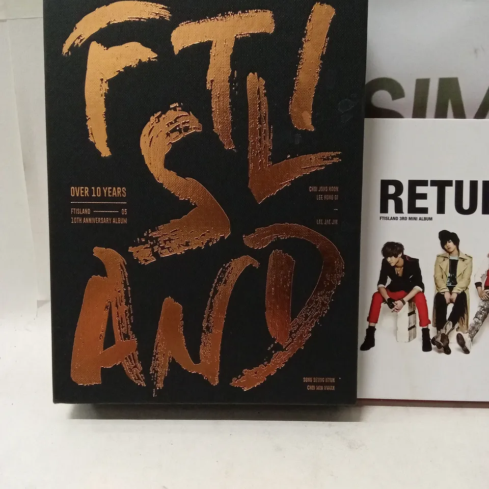 FTISLAND 3RD MINI ALBUM RETURN + FTISLAND BEAUTIFUL HITS FOR ASIA VOL. 2 – SET OF 3 CDS