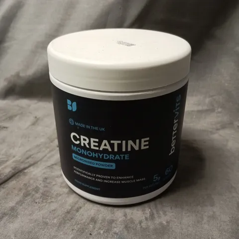 BETTERVITS CREATINE MONOHYDRATE POWDER (60 SERVINGS)