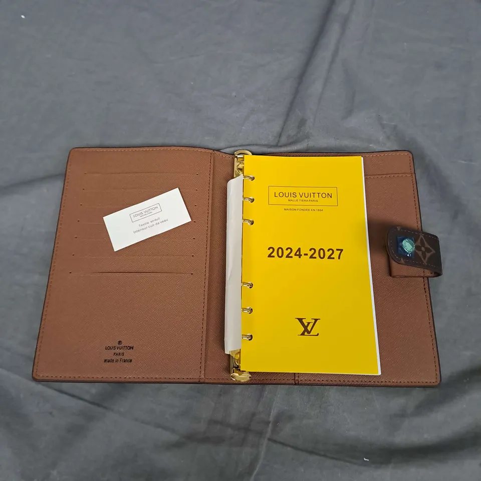 LOUIS VUITTON 2024-2027 PLANNER IN BROWN 