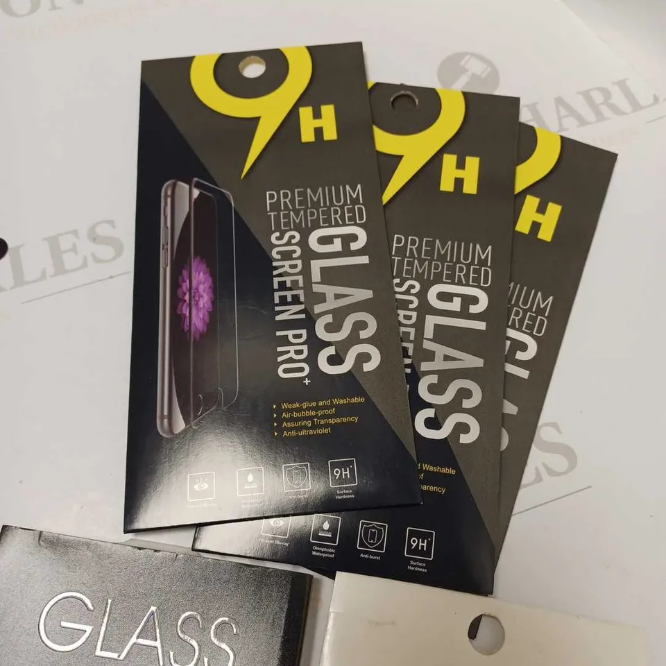 LOT OF FIVE DIFFERENT SCREEN PROTECTORS