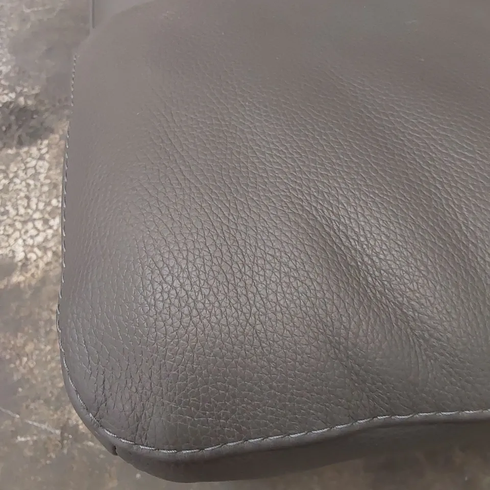 QUALITY DESIGNER ITALIAN MADE FLAVIO 3 SEATER MAXI LEATHER SOFA 