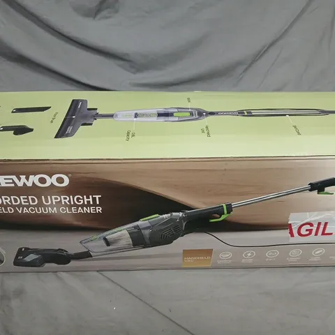 DAEWOO 600W CORDED UPRIGHT & HANDHELD VACUUM CLEANER