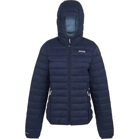 BRAND NEW REGATTA WOMEN'S HOODED MARIZION JACKET IN NAVY - UK 10