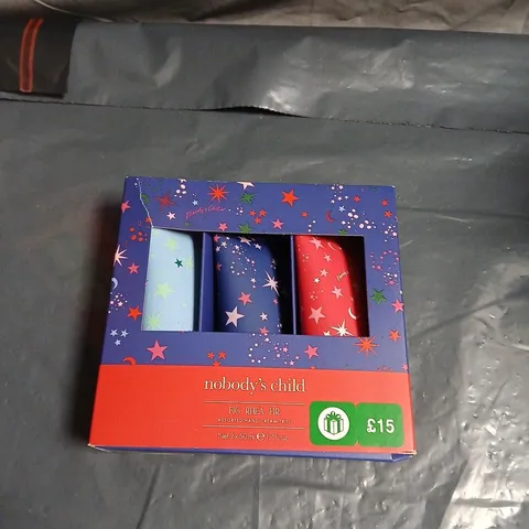 NOBODY'S CHILD HAND CREAM TRIO GIFT SET – FIG, RHEA & FIR (3 X 50ML)