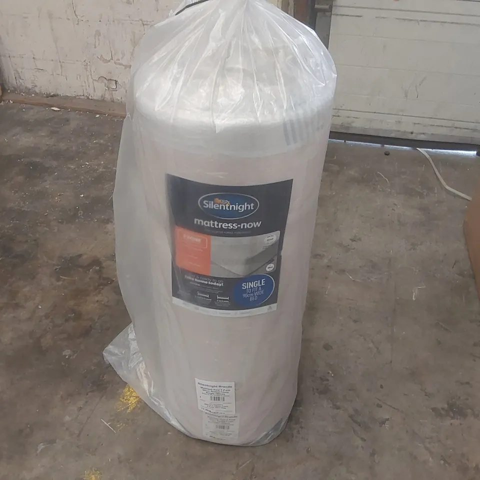 QUALITY BAGGED AND ROLLED SILENTNIGHT MATTRESS-NOW 90CM SINGLE MATTRESS