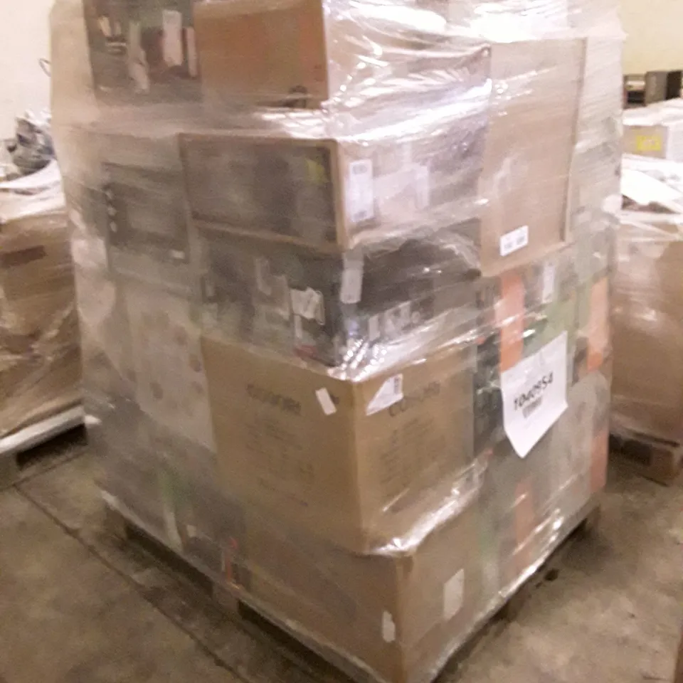 PALLET OF APPROXIMATELY 30 UNPROCESSED RAW RETURN HOUSEHOLD AND ELECTRICAL GOODS TO INCLUDE;
