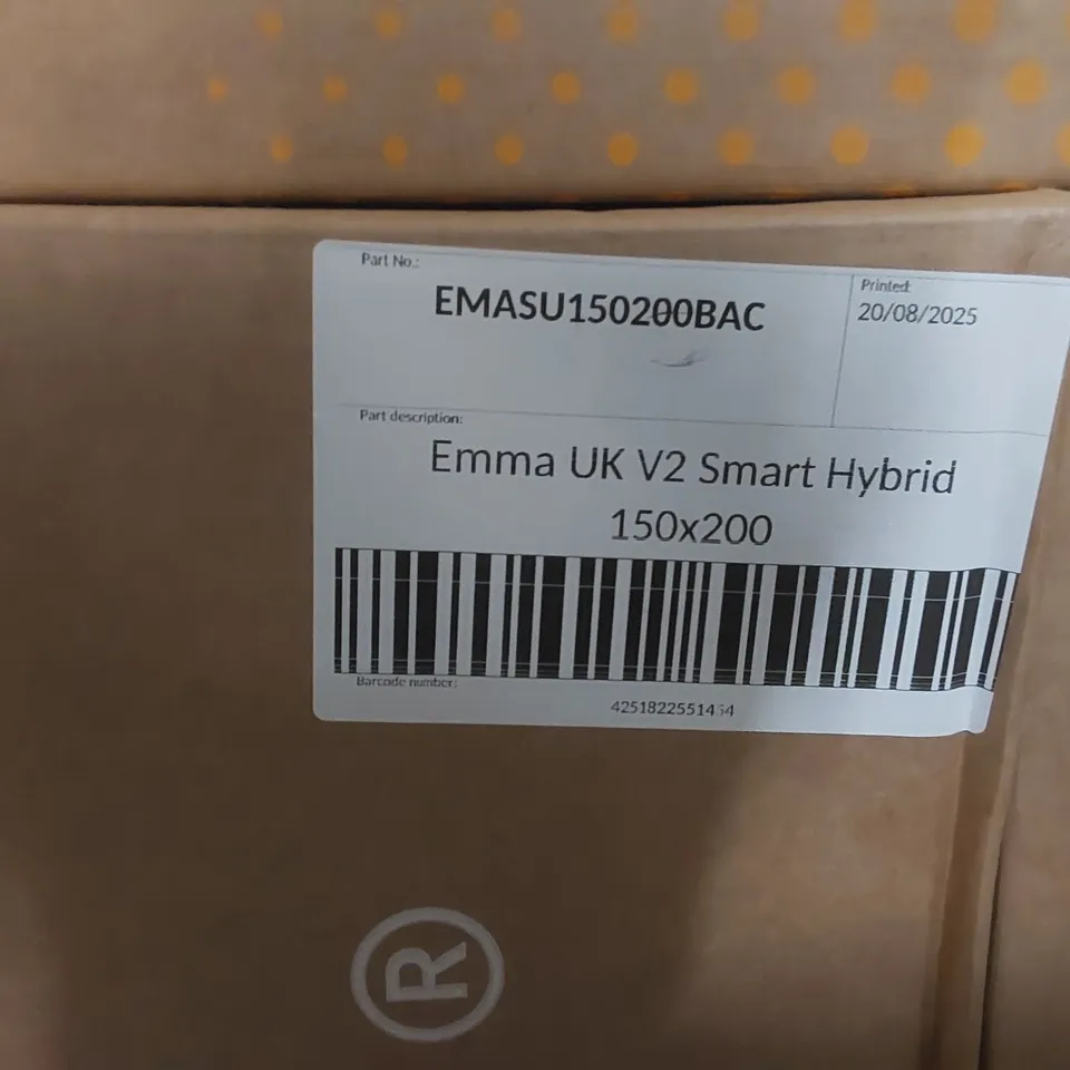 BRAND NEW BOXED EMMA UK V2 SMART HYBRID 150 x 200CM KING SIZE MATTRESS 