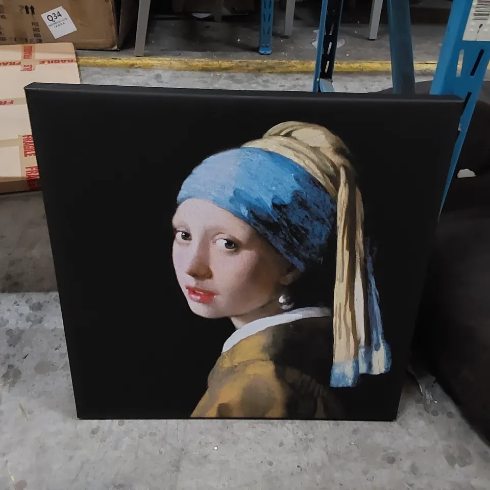 BOXED JOHANNES VERMEER - WRAPPED CANVAS 