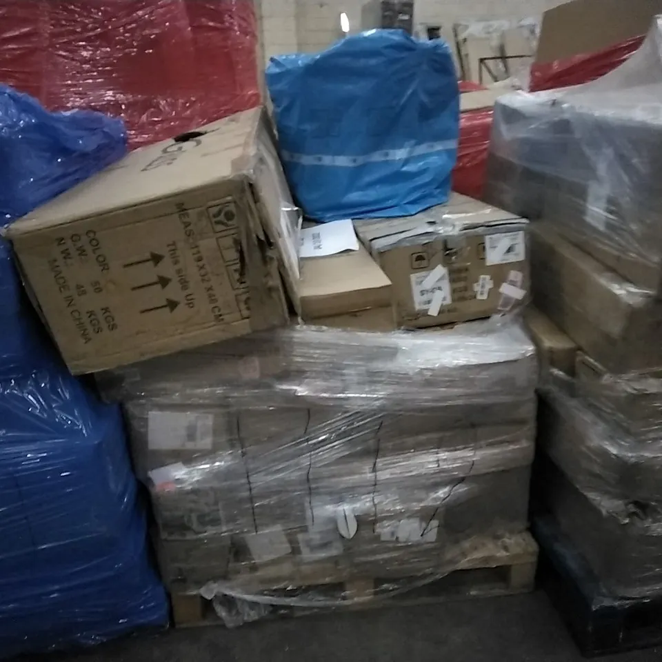PALLET OF ASSORTED ITEMS INCLUDING GAUSS, ACCSTORE DRYING RACK, HOME SELECTION, ELEGANT LED MIRROR