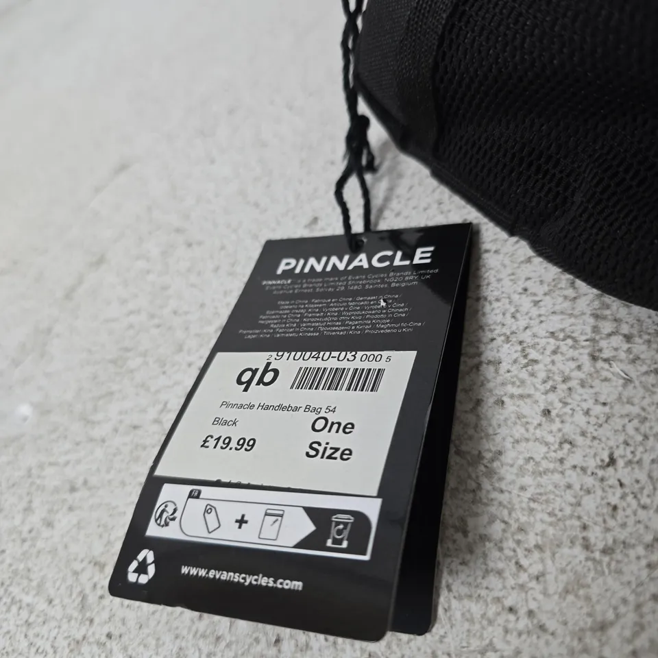 PINNACLE HANDLEBAR BAG – BLACK, ONE SIZE