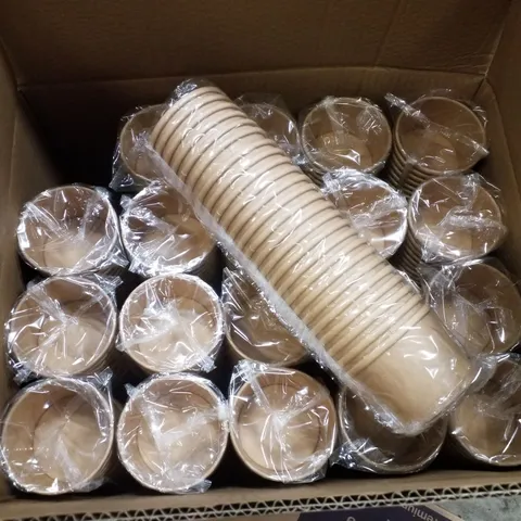 BOX CONTAINING 500 BRAND NEW MICROWAVEABLE SOUPER CUPS 225ML 