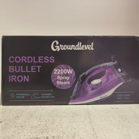 BOXED GROUND LEVEL CORDLESS BULLET IRON