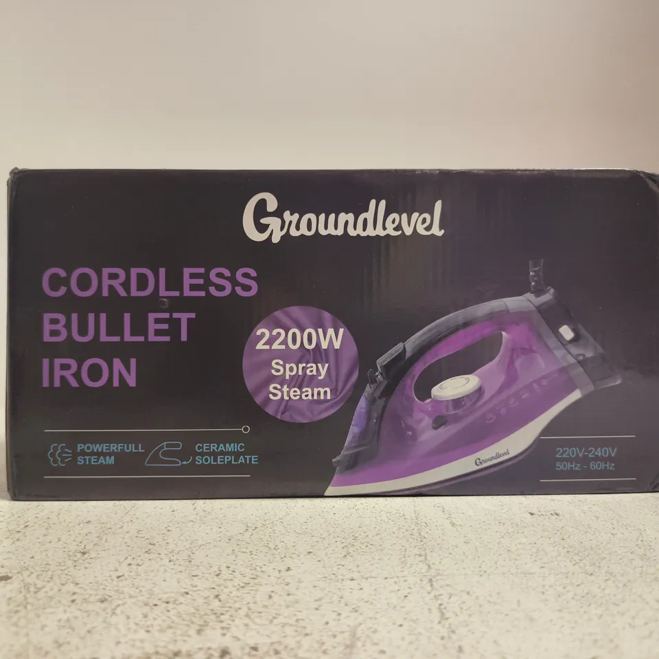 BOXED GROUND LEVEL CORDLESS BULLET IRON
