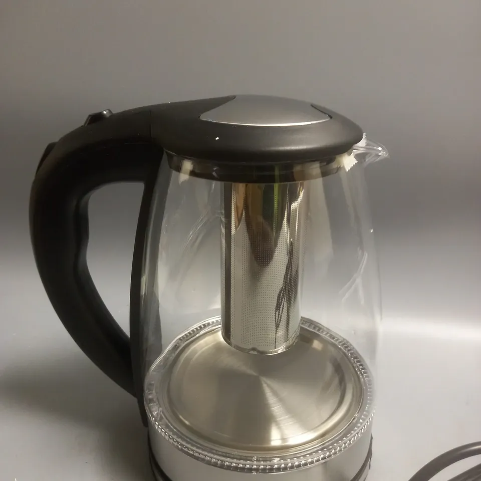BOXED UNBRANDED GLASS ELECTRIC KETTLE 