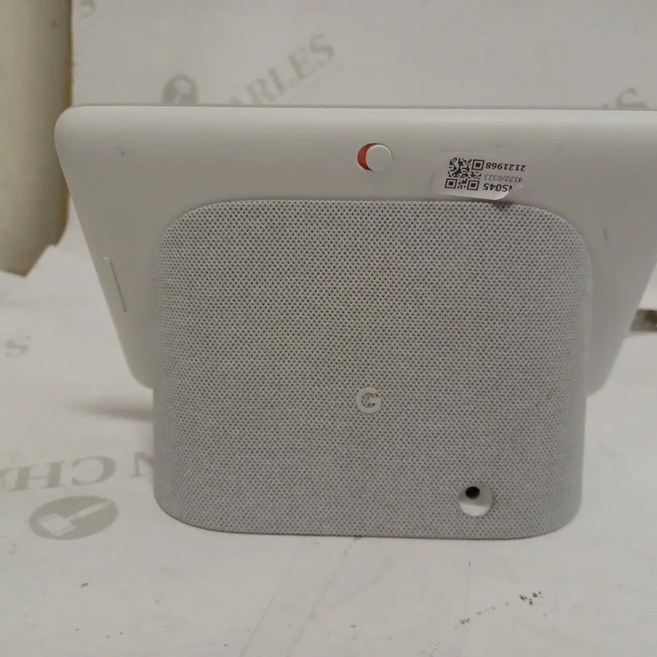 GOOGLE NEST HUB HANDS-FREE SMART SPEAKER WITH 7" SCREEN, 2ND GEN, CHALK