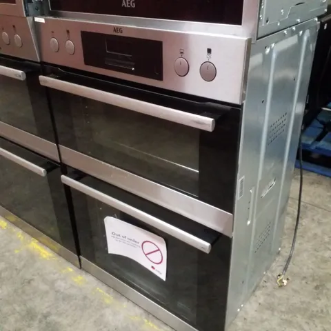 AEG DCB331010M BUILT IN ELECTRIC DOUBLE OVEN