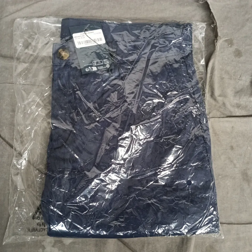 BAGGED HACKETT LONDON CLASSIC CHINO TROUSERS – NAVY INK BLUE, KIDS’ 15/16YRS