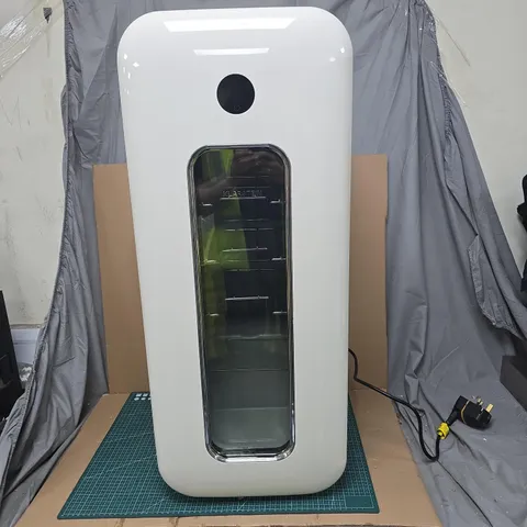 KLARSTEIN HEA24-8AB SHIRLEY CREAM GLASS-DOOR BEVERAGE COOLER