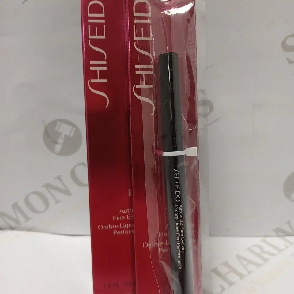 LOT OF 2 SHISEIDO AUTOMATIC FINE EYE LINERS - BK901 BLACK