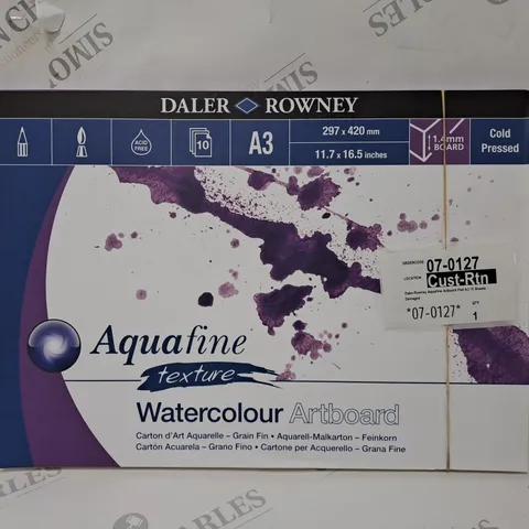 DALER-ROWNEY AQUAFINE ARTBOARD PAD A3 10 SHEETS