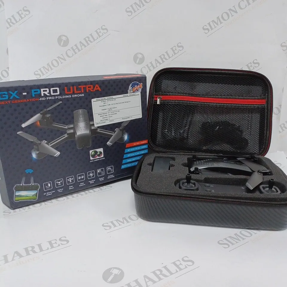 BOXED RDM GX-PRO ULTRA NEXT GENERATION HD PRO FOLDING DRONE 