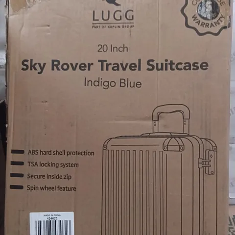 BOXED SUITCASE INDIGO BLUE
