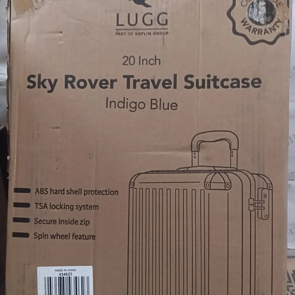 BOXED SUITCASE INDIGO BLUE