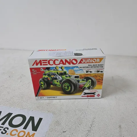 MECCANO JUNIOR 1 SET PULL BACK BUGGY – BOXED CONSTRUCTION TOY