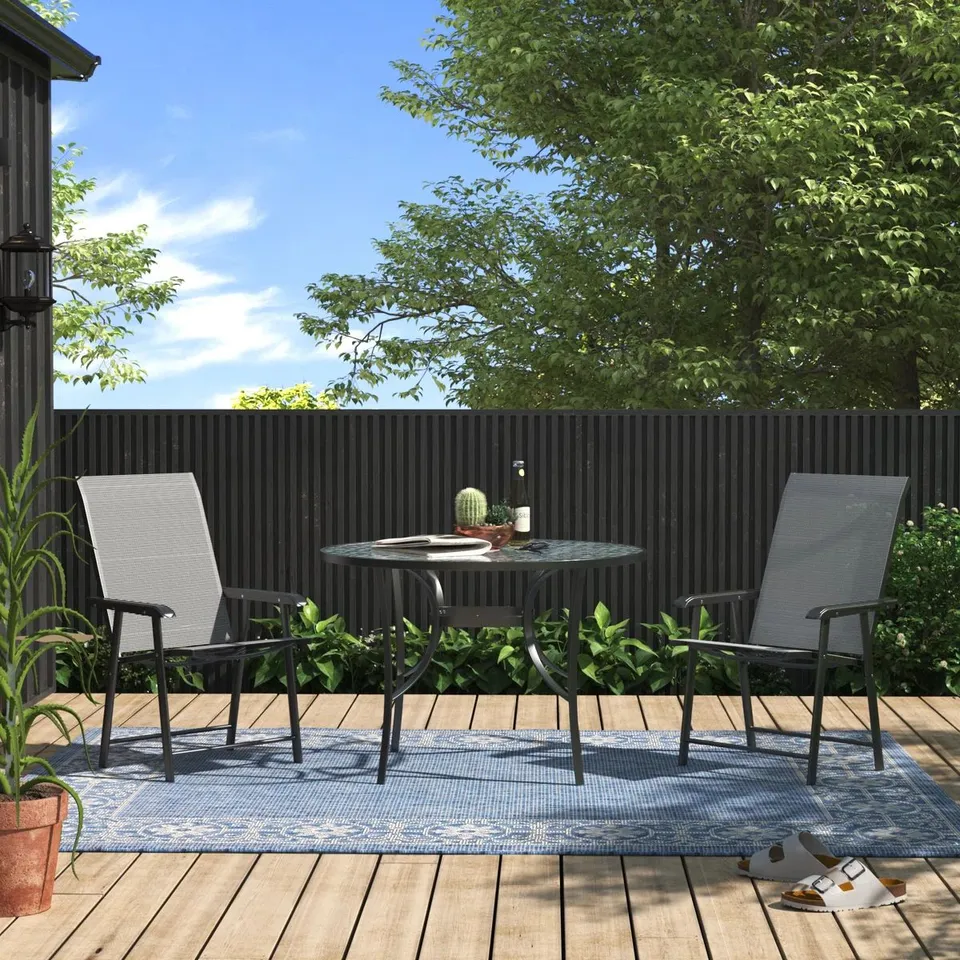 BOXED SUMAVA 2 PERSON - ROUND DINING SET (2 BOXES)