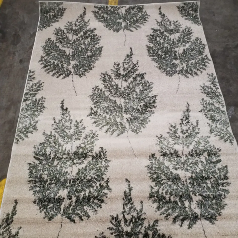 QUALITY DESIGNER RUG IN VILLA LEF GREEN - 160×230CM