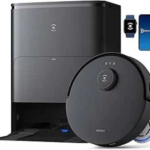 BOXED ECOVACS DEEBOT T30S ROBOT VACUUM AND MOP WITH 11,000 PA, ZEROTANGLE TECHNOLOGY, ADAPTABLE EDGE, WARM WATER WASH, SELF-DRAINING, SELF-RECHARGEABLE