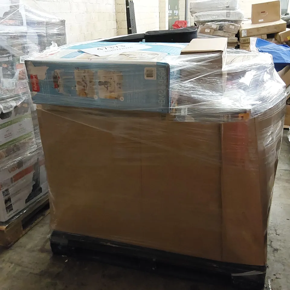 PALLET OF APPROXIMATELY 21 UNPROCESSED RAW RETURN HOUSEHOLD AND ELECTRICAL GOODS TO INCLUDE;