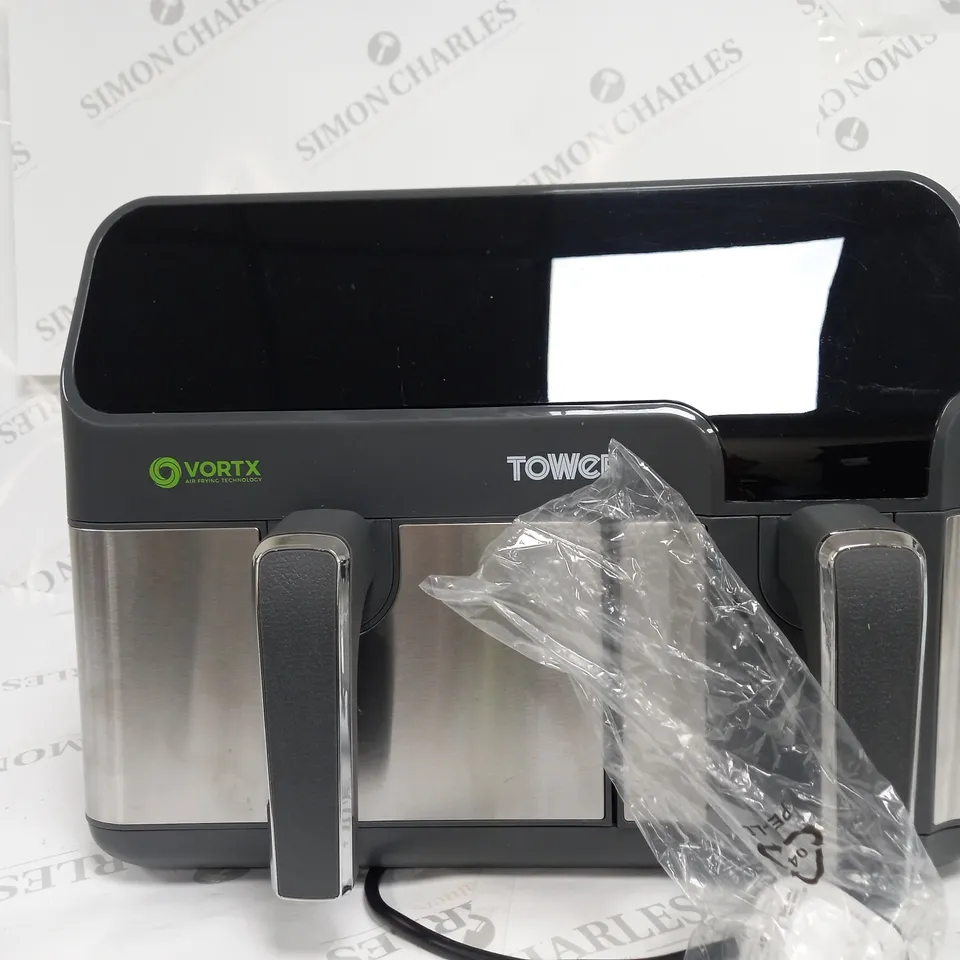 BOXED TOWER VORTEX T17099 ECO DUO DIGITAL AIRFRYER
