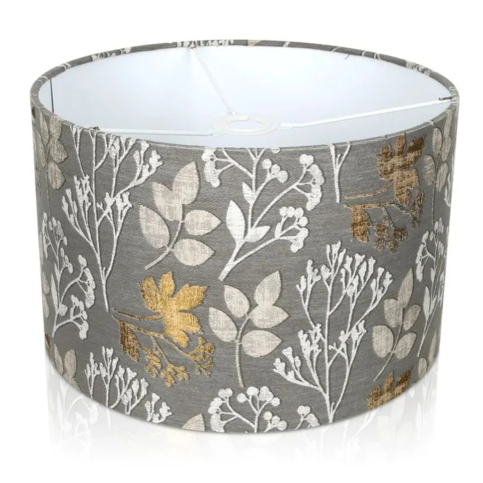 BOXED COTTON DRUM PENDANT SHADE 