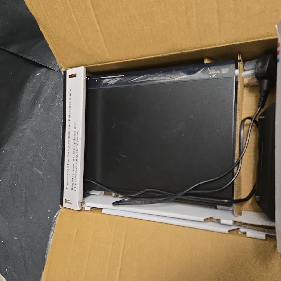 Sony DVD Player DVP-SR760H – Boxed with HDMI; accompanying flat-panel display (two-item lot)