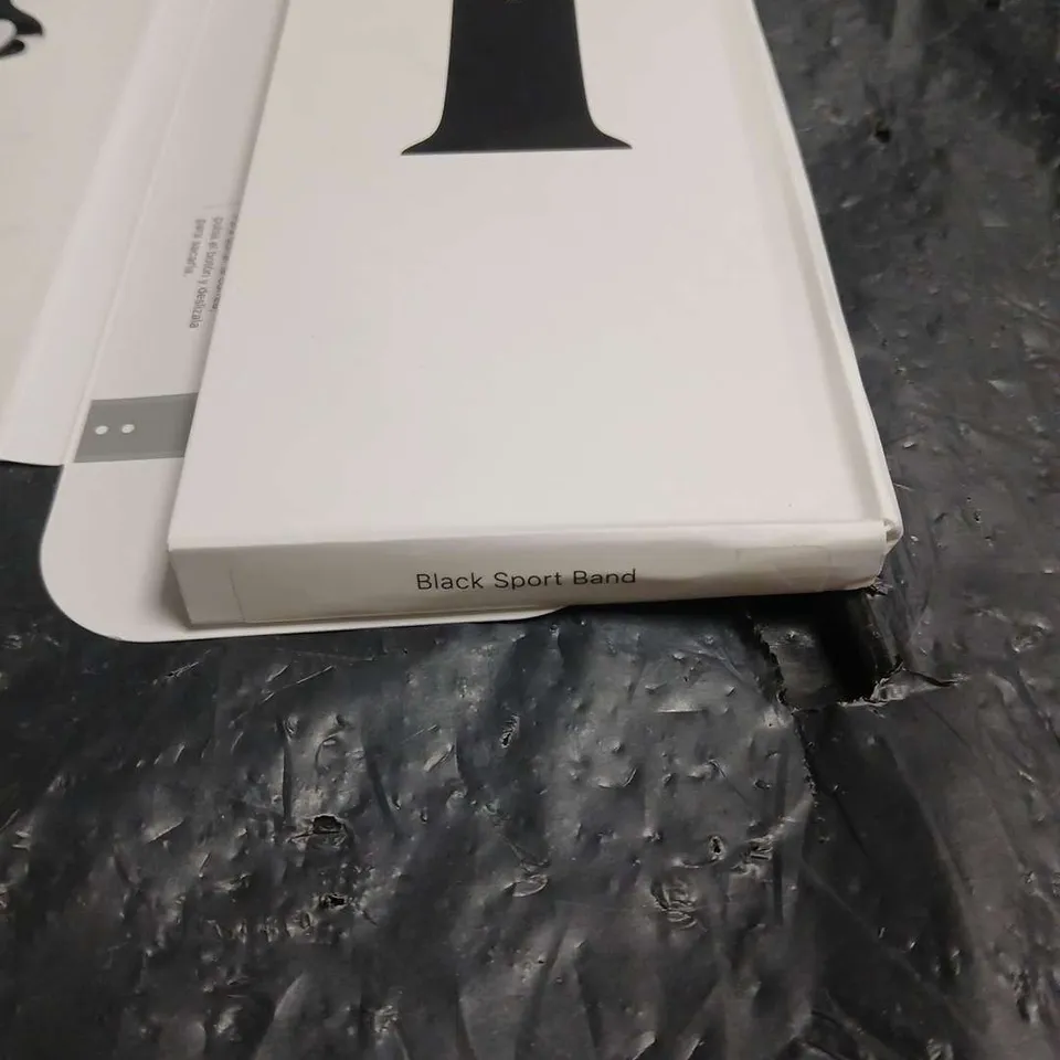 APPLE WATCH SPORT BAND – BLACK, 40MM – BOXED