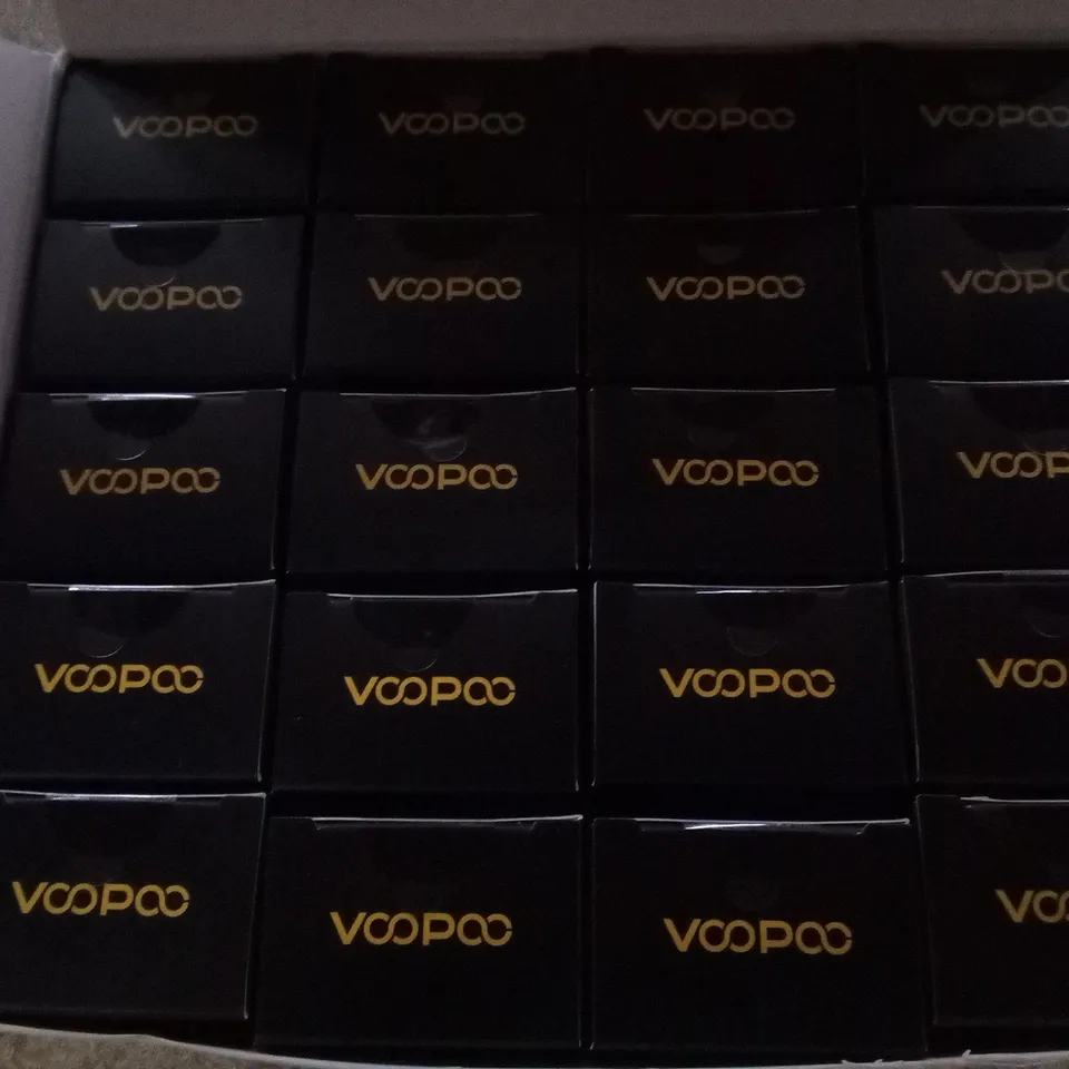 BOX OF APPROX 40 VOOPOO VINCI 3 EMPTY CARTRIDGE 