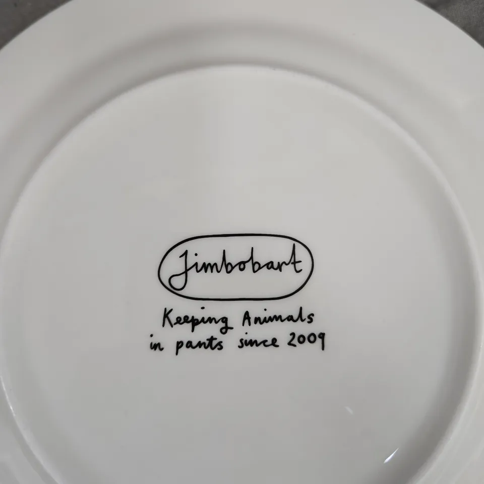 JIMBOBART PANCAKE DESTROYER PLATE – CERAMIC DECORATIVE PLATE