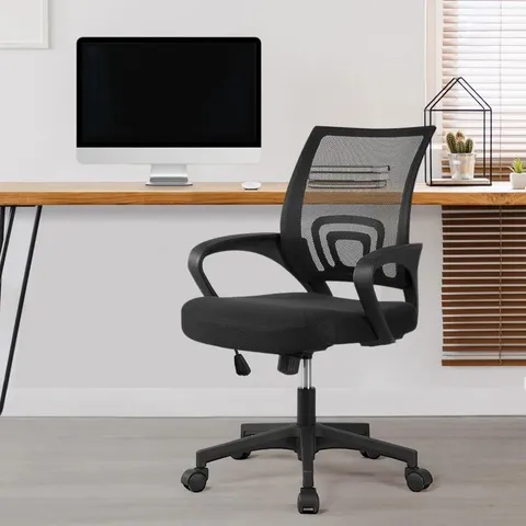 BOXED ALLISON MESH DESK CHAIR , BLACK