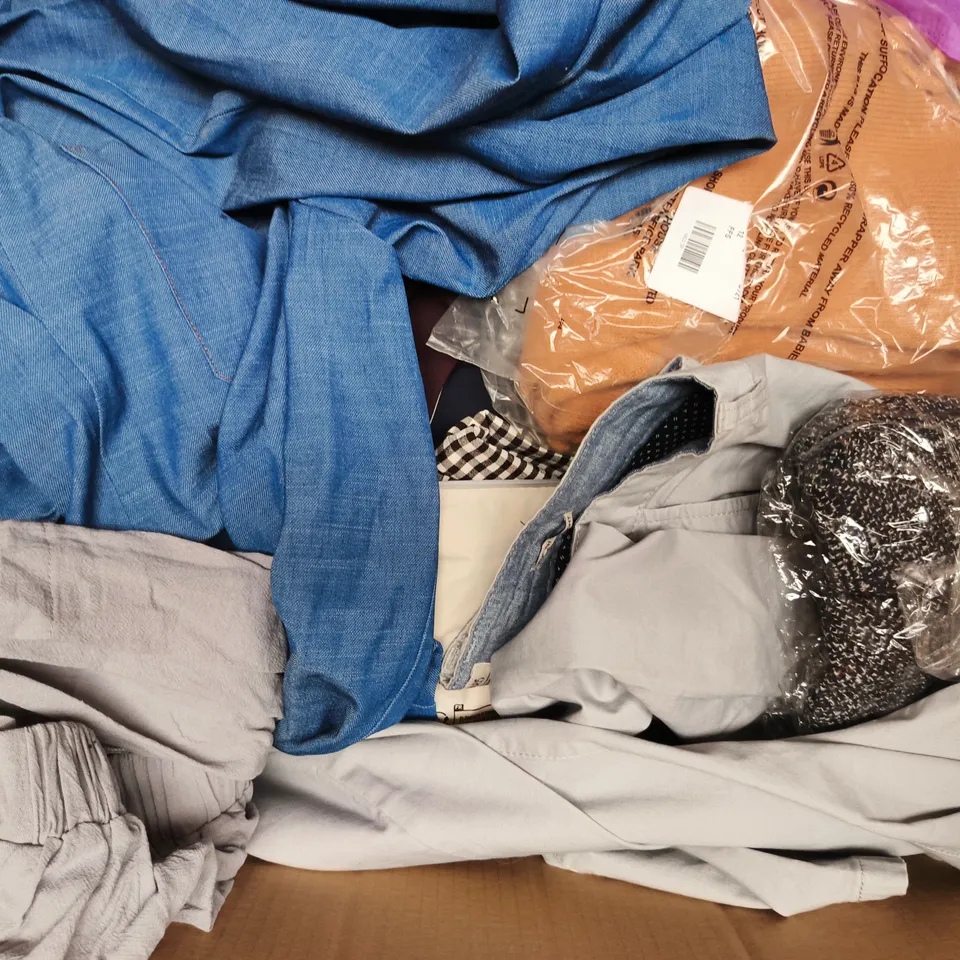 APPROXIMATELY 20 ASSORTED CLOTHING AND FASHION PRODUCTS IN VARIOUS STYLES AND SIZES - COLLECTION ONLY