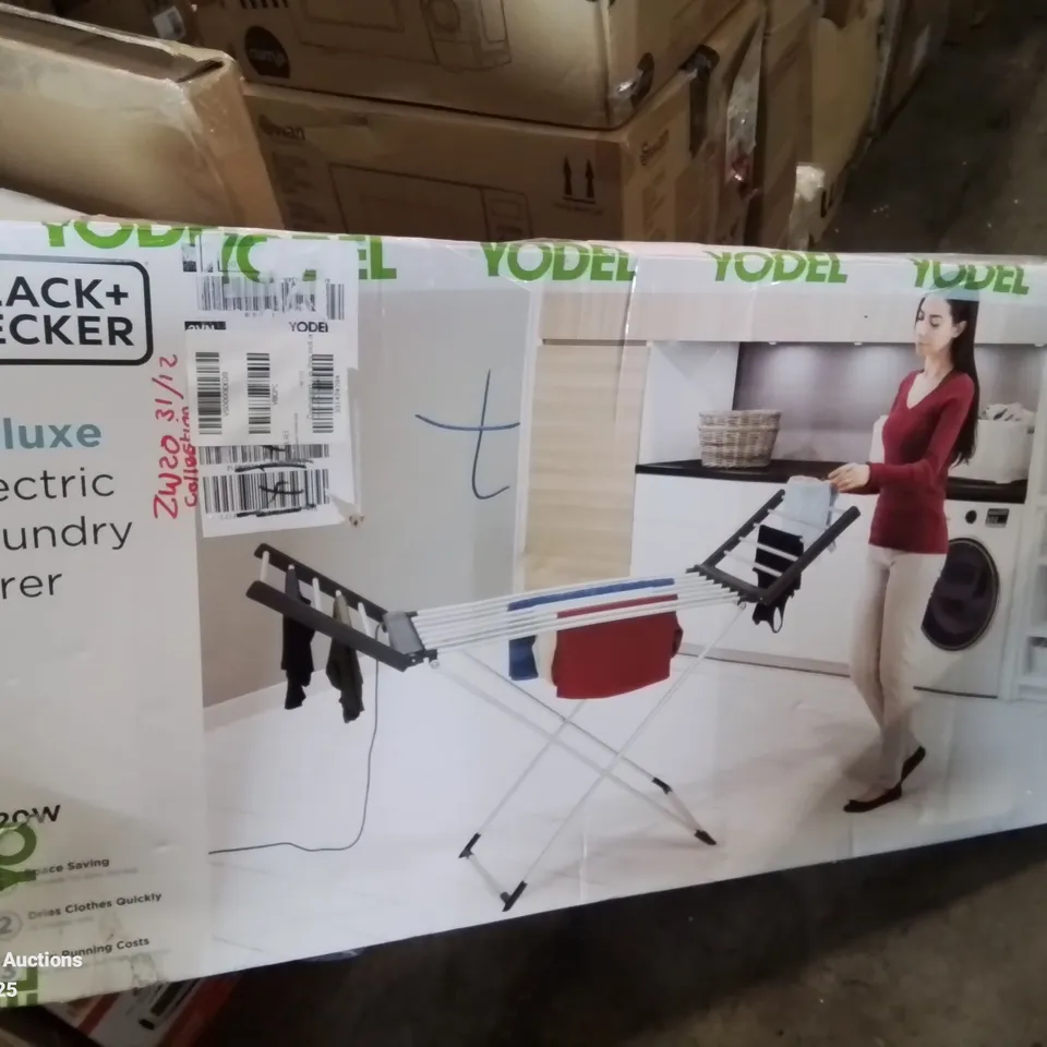 BLACK AND DECKER DELUXE ELECTRIC LAUNDRY AIRER - COLLECTION ONLY