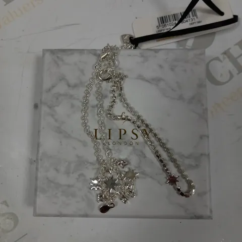 LIPSY SILVER COLOURED CRYSTAL CELESTIAL BRACELET