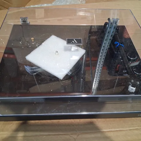 ARGON AUDIO TT MK2 BLACK TURNTABLE WITH BUILT IN PHONO STAGE