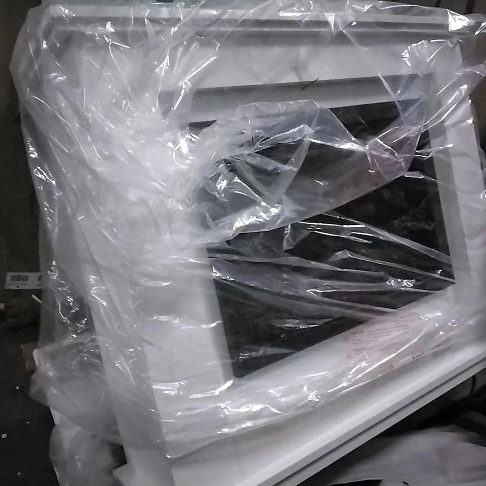 DESIGNER WHITE FIREPLACE 