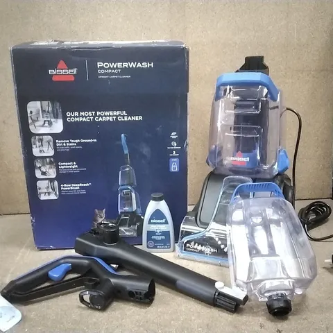 BOXED BISSELL 4055E POWER WASH COMPACT UPRIGHT CARPET CLEANER 