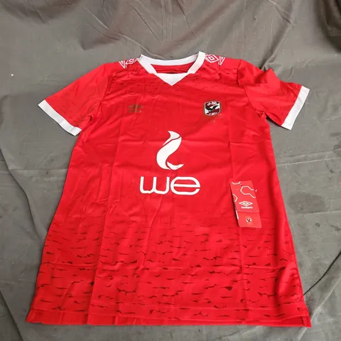 UMBRO AL AHLY FAN JERSEY IN RED SIZE L