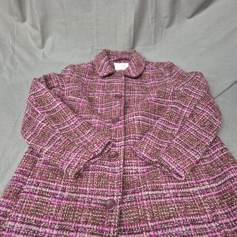 SEALSALT CORNWALL BUTTONED WOOD CABIN COAT SIZE 12